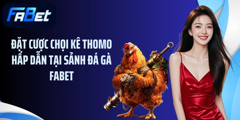 Đặt cược chọi kê Thomo hấp dẫn tại sảnh đá gà FABET